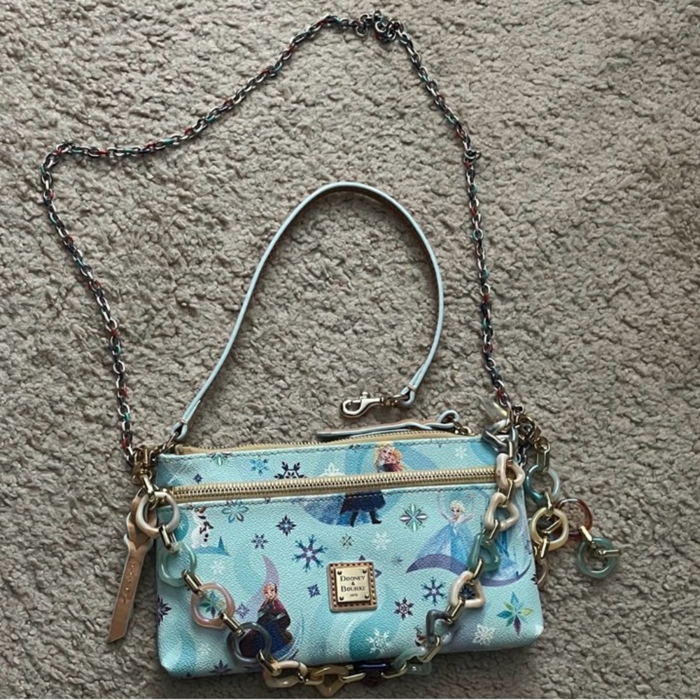 Dooney & Bourke Light Blue Frozen Crossbody Bag